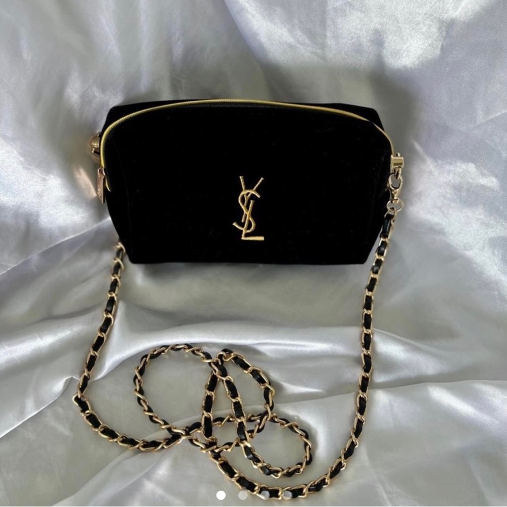 YSL velvet beauty/makeup pouch